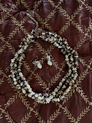 Necklace And Matching Earrings 