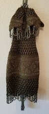 Antique Art Deco Design Beaded and Crocheted Flapper Era Purse Ladies Handbag