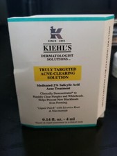 Kiehl's Truly Targeted Acne-Clearing Solution 4ml ~ Sample  ~ EXP  3/2025