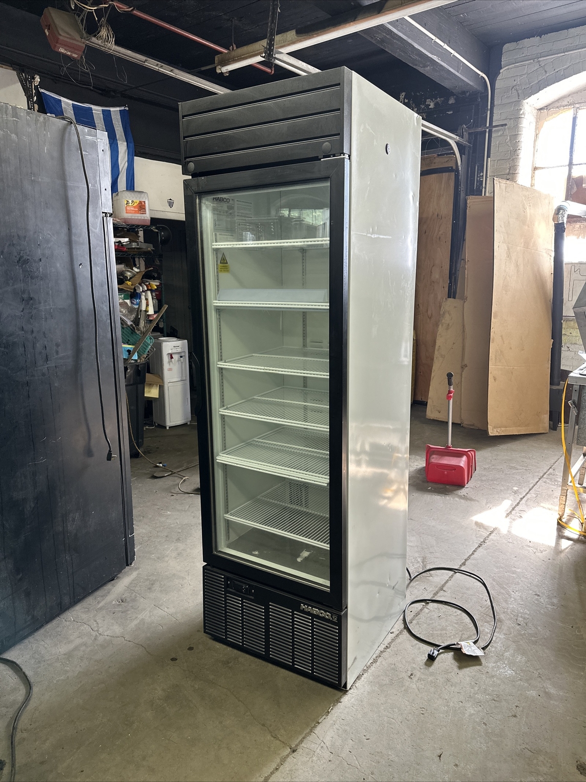 HABCO SE18HC COMMERCIAL GLASS DOOR REFRIGERATOR MERCHANDISER USED eBay