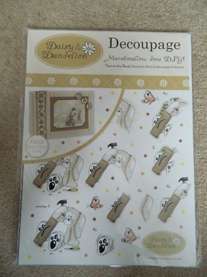 Daisy & Dandelion Die Cut Decoupage Down in the Woods Collection - DIY
