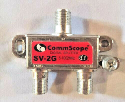 2  CommScope SV-2G 2-way Digital Cable Coaxial Splitter 5-1000mhz  Xfinity