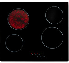 Image of Apelson 60cm Ceramic Hob Touch Control  4 Zone - Black  Pro Satin UBTCC60LC.1