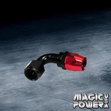 Black Billet AN10 -10AN 90 Degree Swivel Oil/ Fuel/Gas Hose Line Fitting Adaptor