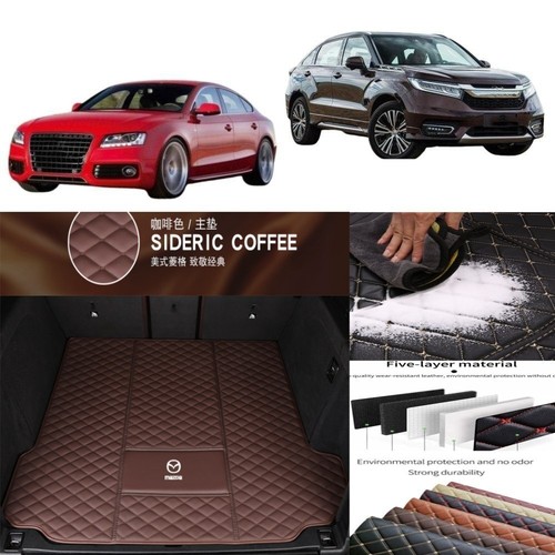 For Mazda All Series Luxury Custom Car Floor Mats Waterproof Anti-slip Carpets - Foto 29 di 30