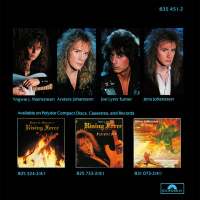 Yngwie Malmsteen ~ Odyssey CD 1988 Polydor Records West Germany