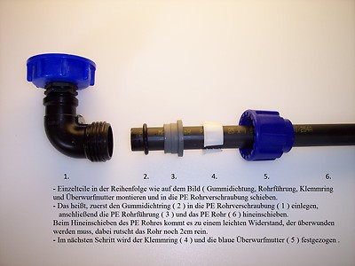 Set Di Collegamento Per Serbatoi IBC Per Acqua Piovana E Taniche (set - Foto 8