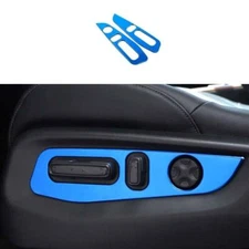 Blue For Honda CRV CR-V 2017-2021 Cover Trim Seat Button Handle Panel Titanium