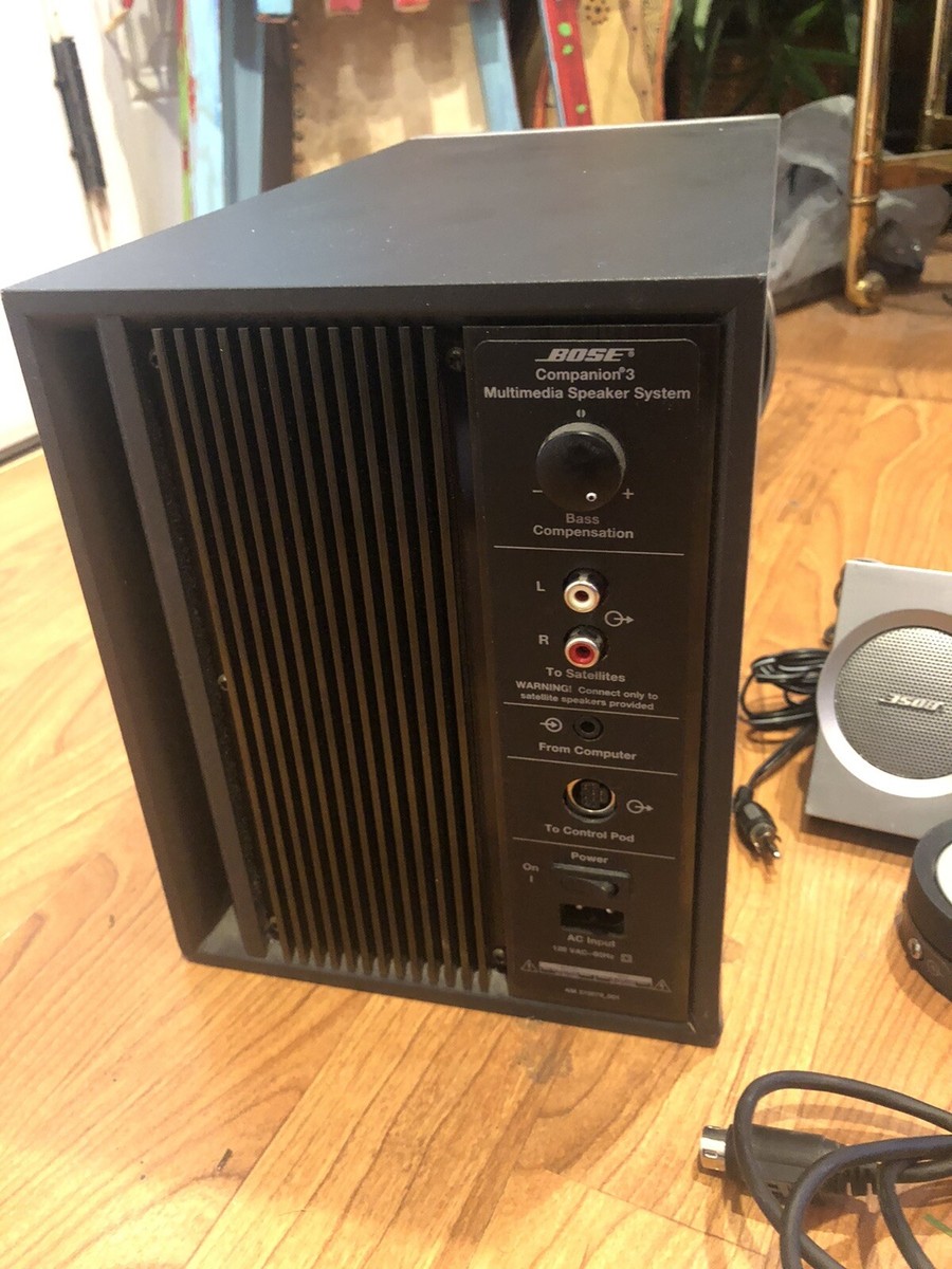 BOSE Companion 3 Series 1 Multimedia Speaker System | Deep Bass