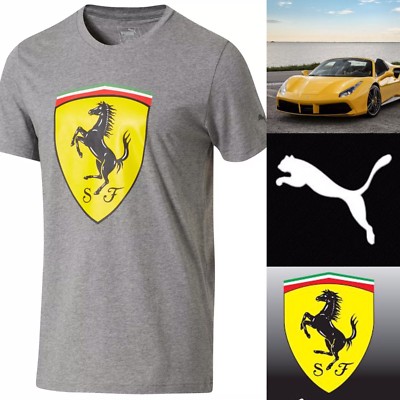 puma ferrari big shield tee