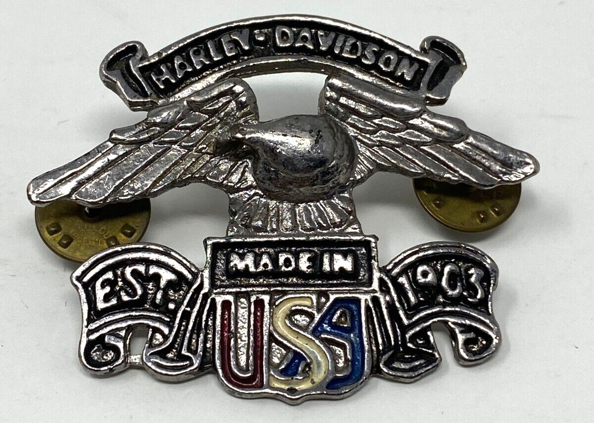 Vintage Harley Davidson Motorcycles Eagle Medallion EST. 1903 Made 