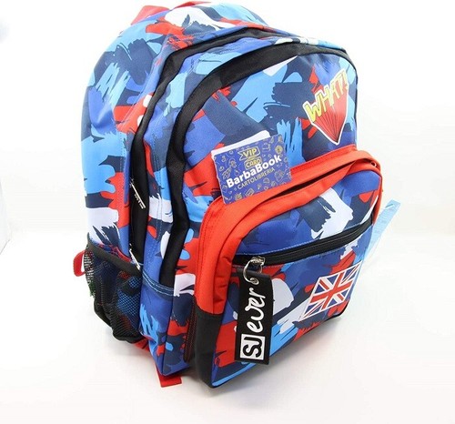 Zaino Scuola Freethink Wild Feeling Rotondo Blu - Seven