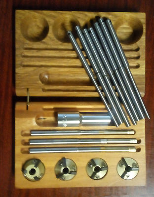 Valve seat cutter ø18-38 mm set With Сarbide Adjustable Blades