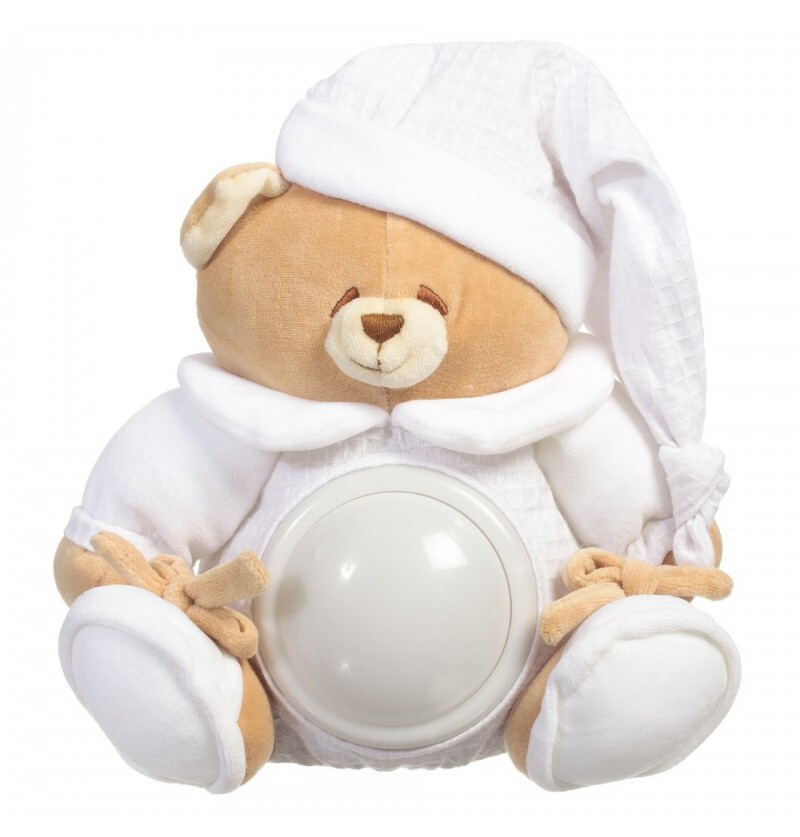 Luce Notturna Nanan Tato 1902 Bianco | Lampada Bambini Cotone 100%
