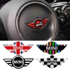 6.5x2.9cm Car Steering Wheel Sticker for Mini Cooper R50 R52 R53 R55 R56 F54 F55