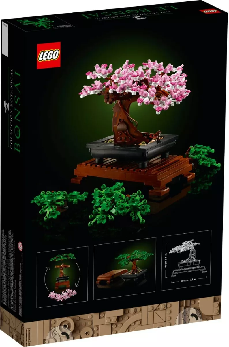 LEGO Icons 10281 Bonsai, Construction, Fleurs Décoratives, Kit