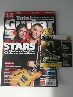 Total Guitar Magazine 185 + CD - Guns N' Roses, Black Crowes, Green Day, ZZ Top