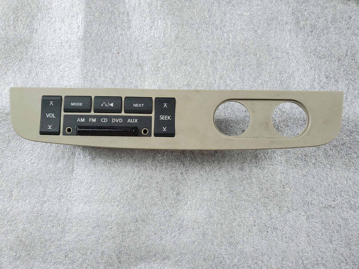 04 05 06 07 Armada QX56 DVD CD AM/FM Controls Switches 28260-7S003
