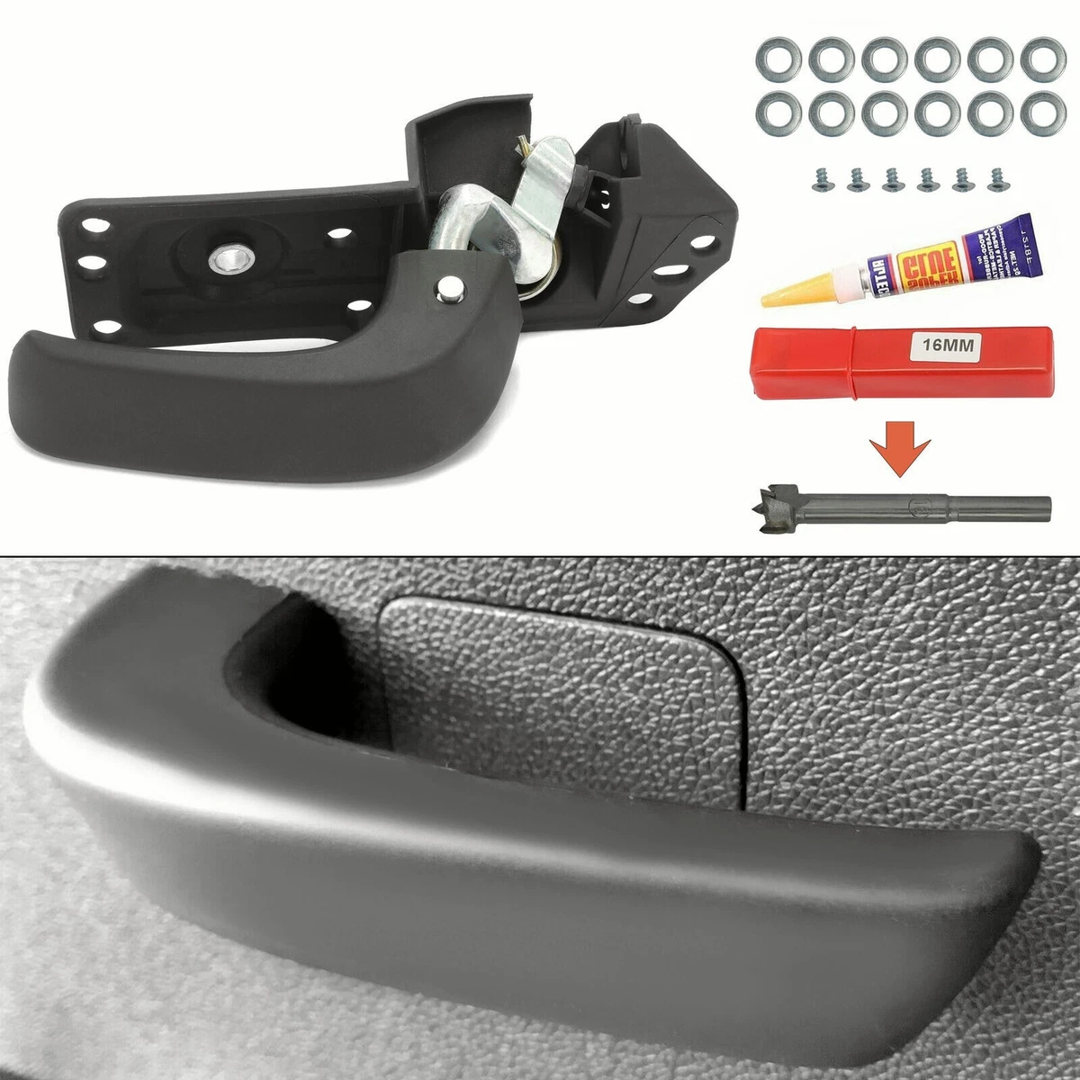 Chevy silverado interior sale door pull broke