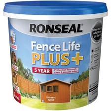 Image of Ronseal Fence Life Plus Harvest Gold - 5L