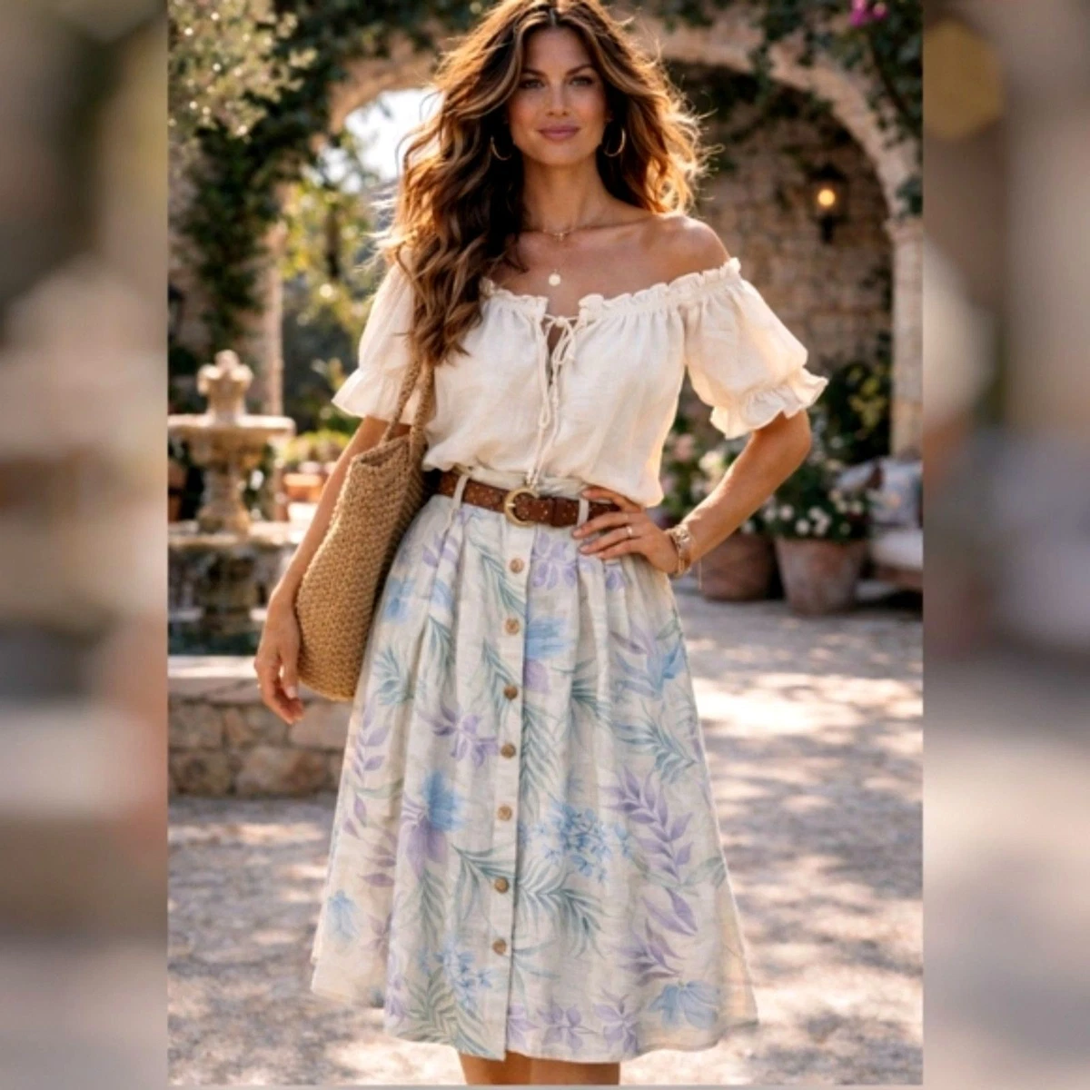 A-Line Suede Mini Skirt - Beige - Skirts - & Other DE