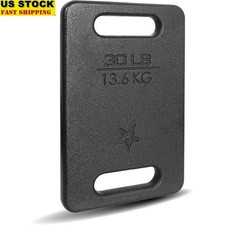 30LBS Cast Iron Ruck Weight Plate Rucking Hiking Strength Training Adjustable