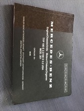 Mercedes Benz 190 E D 2.2 W201 2.3-16 Owners Manual Book 16 Valve Cosworth New