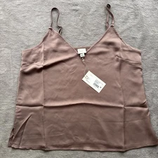 A New Day Women's Brown  Size Medium Adjustable Strap Tank