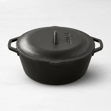 Lodge Seasoned Cast Iron Dutch Oven 7-Qt.