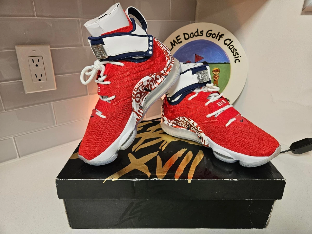 Nike LeBron 17 LeBron 4 Red Graffiti for Sale | Authenticity 
