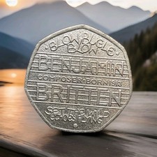 Benjamin Britten 50p coin 2013 - Fifty Pence Coin