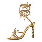 Women's High Heel Diamante Butterfly Decoration Sandals Stilettos US9 — photo 4