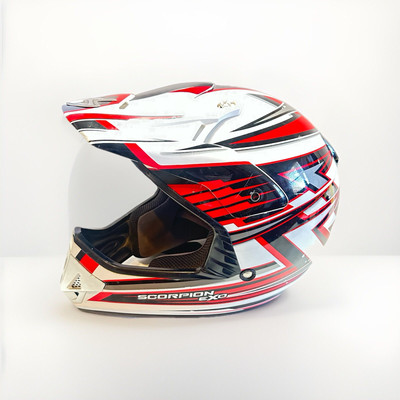 Scorpion Exo Lightning Helmet Small With Matching Helmet Bag