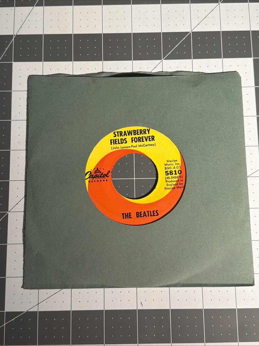 Beatles Strawberry Fields Indiana Vinyl Records for sale - eBay