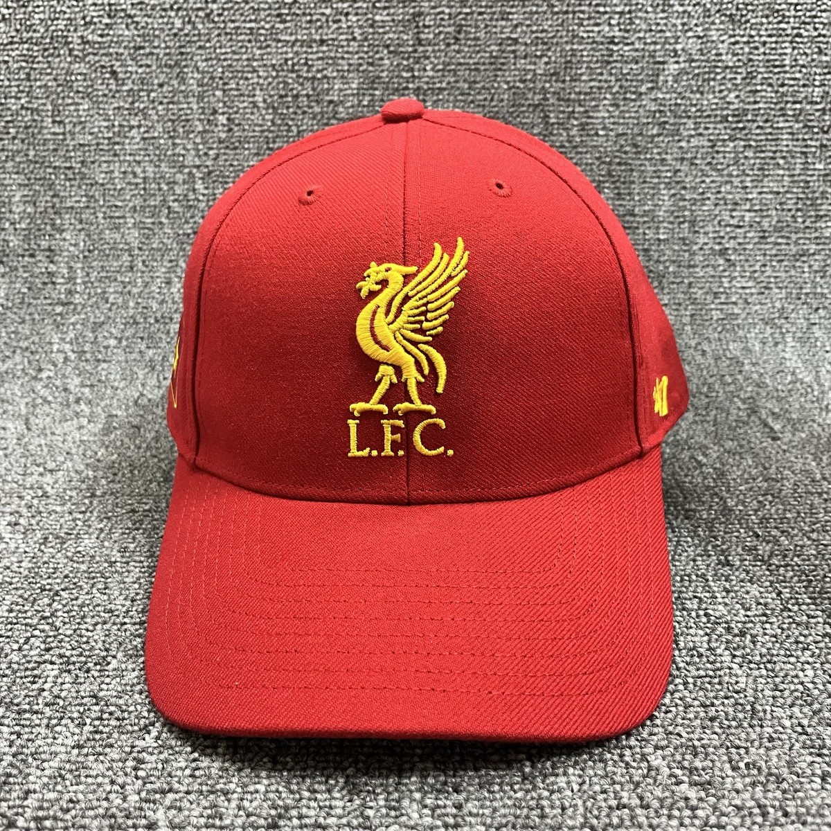 Liverpool FC '47 Brand MVP Red Hat Vietnam Flag Embroidery YNWA Adjustable Cap