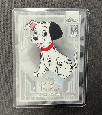2023 Topps Co ~ Disney 100 All-Star 101 Dalmatians ~ w/ .999 1 Silver Grain Bar