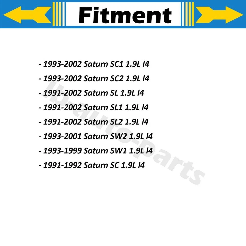 4X Manguera de línea de freno delantero trasero Sunsong para Saturn SC 1991 1992 Foto 2 de 4