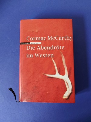 Die Abendröte im Westen   Cormac McCarthy   gebunden Hardcover  1.  Auflage 1996