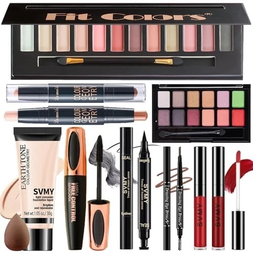 All in One Makeup Kit Makeup Kit for Women Full Kit Multipurpose Makeup ，eyeshad