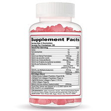 Collagen Peptide Gummies Dietary Supplement Chewable Candy