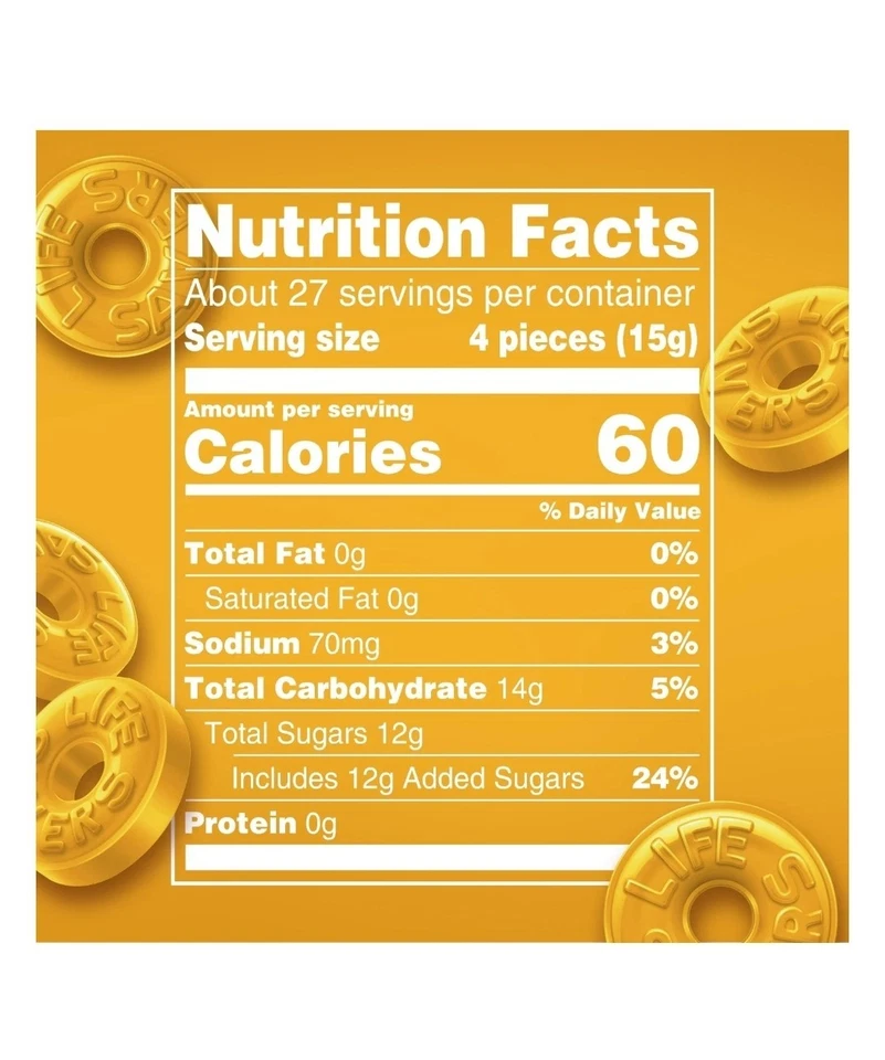 Ron de mantequilla de caramelo duro Lifesavers tamaño compartido 14,5 oz ¡ENVÍO HOY!  Foto 4 de 4