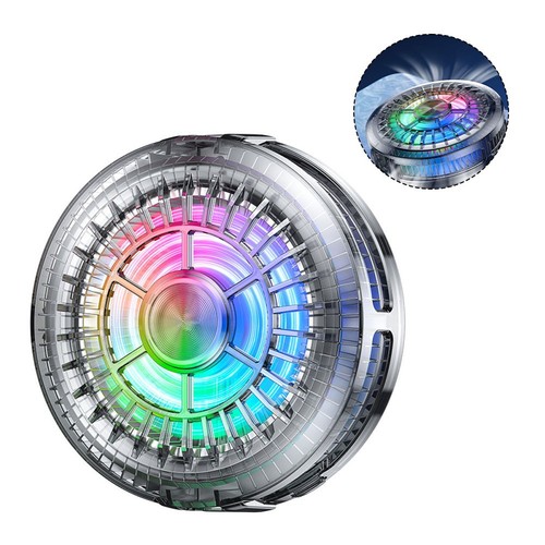 Refroidisseur Téléphone Magnétique Portable avec Lumière RGB et Clip Arrièr - Photo 11 sur 12