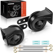 Dual Snail Horn High Low Universal Electric Horns - 12V 110Db - Compatible with