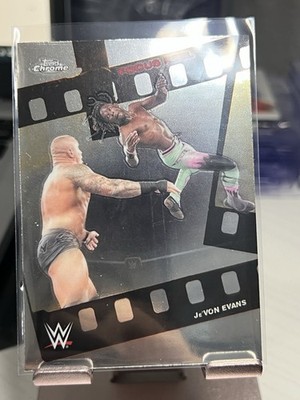2026 Topps Chrome WWE Je'Von Evans Focus Reel #FR-9