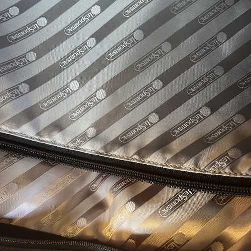 Borsa a tracolla Lesportsac Deluxe rossa TUTTI I GIORNI messenger grande 17x19 nuova senza etichette - Foto 9 di 9