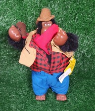 Vintage 1990 animatronic "Macho man" Village Gorillas collection tested n Works