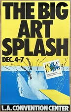 DAVID HOCKNEY Rare Los Angeles 1986 Art Fair Poster A Bigger Splash