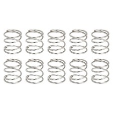 10Pcs 304 Stainless Steel Compression Springs 0.4mm x 5mm x 5mm Silver)