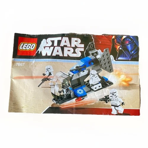 Lego 7667 StarWars Legends Imperial Dropship Complete Build + Manual NO MINIFIGS