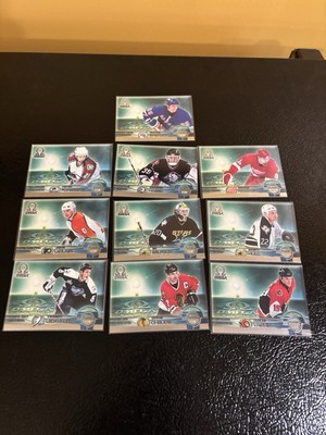 1998-99 Pacific Omega Planet Ice Insert Lot 10 Gretzky Hasek Fedorov Forsberg